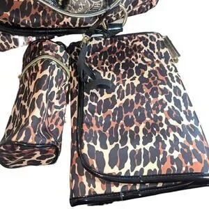 NWT Betsey Johnson Backpack Cheetah Punk Natural Betsey Johnson | Bags | Betsey Johnson Large Utility Diaper  main image 3